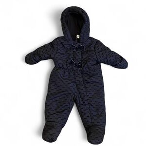 Starting Out Hooded Baby Snowsuit Winter Coverall Navy Blue 3-6 Months Bunting